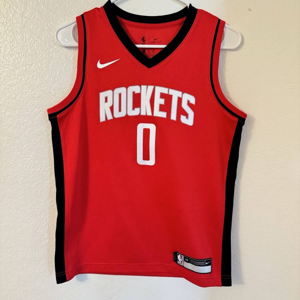 Nike Houston Rockets Russell Westbrook Swingman Jersey Youth Med 10/12 #0